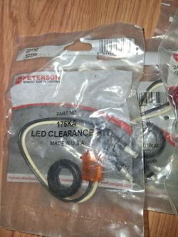 Light LED red 3/4 or orange  amber light 3/4