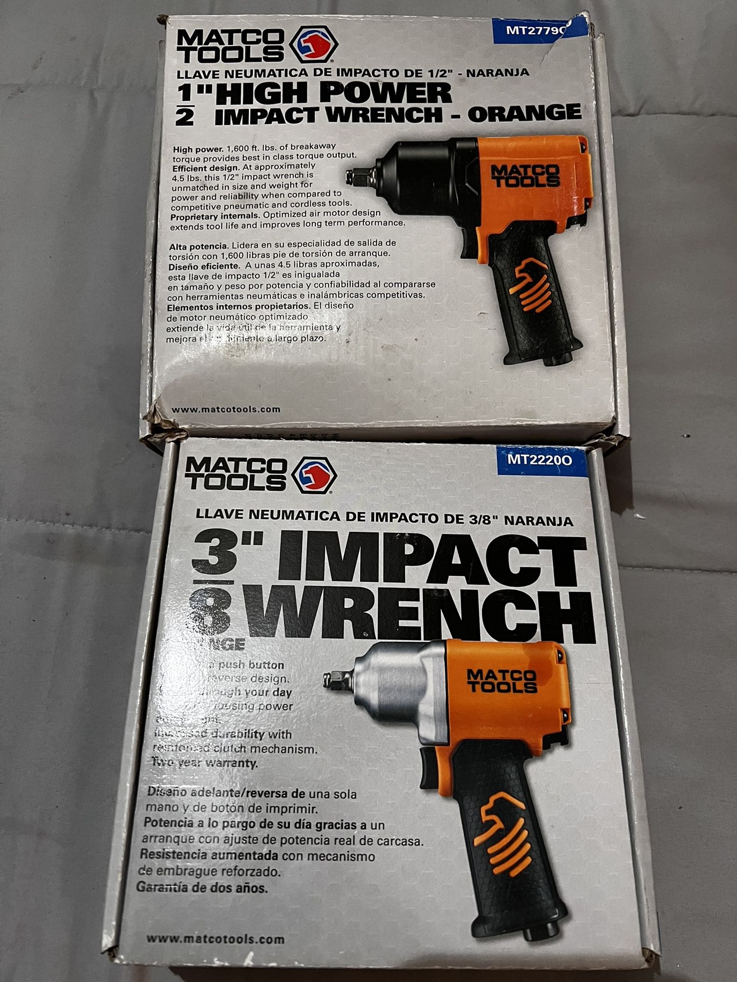 Matco Tools High Power Impact Wrenches