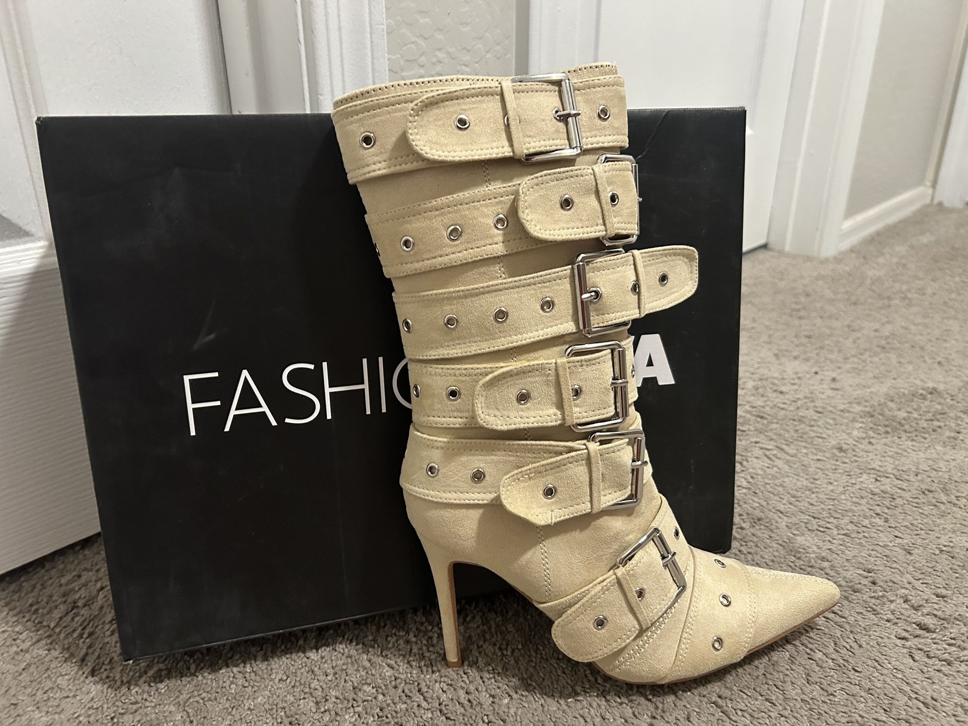 Fashion Nova Tan Heels