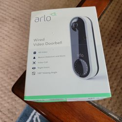 Arlo Wired  Video Doorbell New