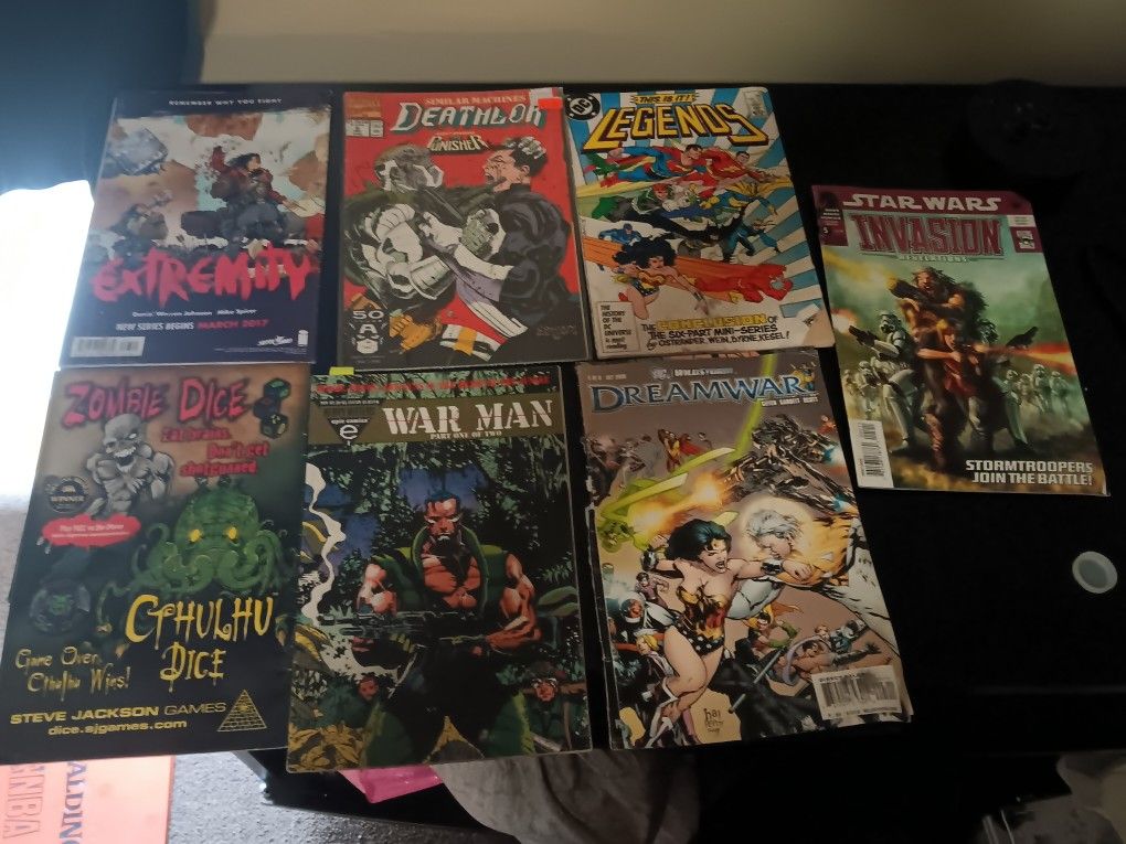 Vintage Stamp, Pokémon Cards, And Comics In Good Condition