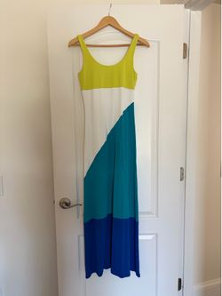Bebe Color block Maxi dress size small