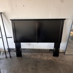 Queen Bed Frame & Night Stand