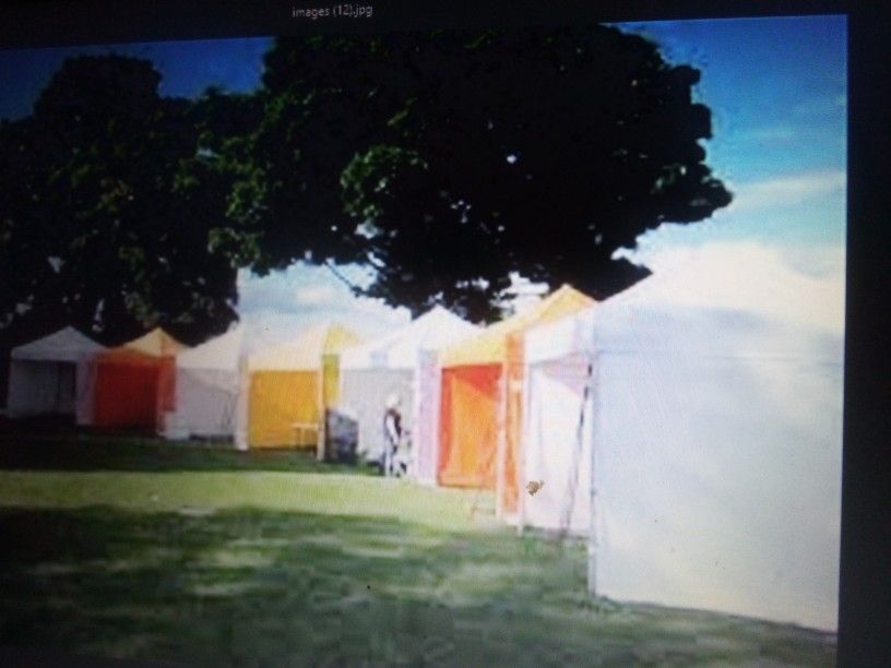 Tent Set Of 4 Canopy Top Only No Sidewalls Included Weatherproof Strong Easy Pop-up New