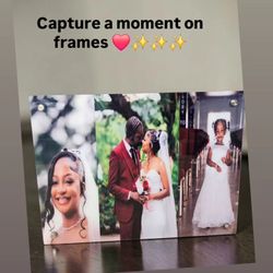 Glass & Metal  Photo Frames Customized 