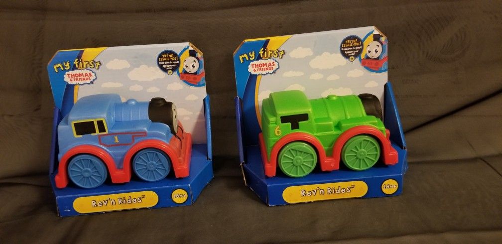 Rev ‘N Ride Thomas & Friends My First Train 2 Pack Young Kids 18m+ Soft Toy