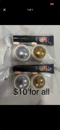 2 5D Gels and 4 Chrome Powders for Nails