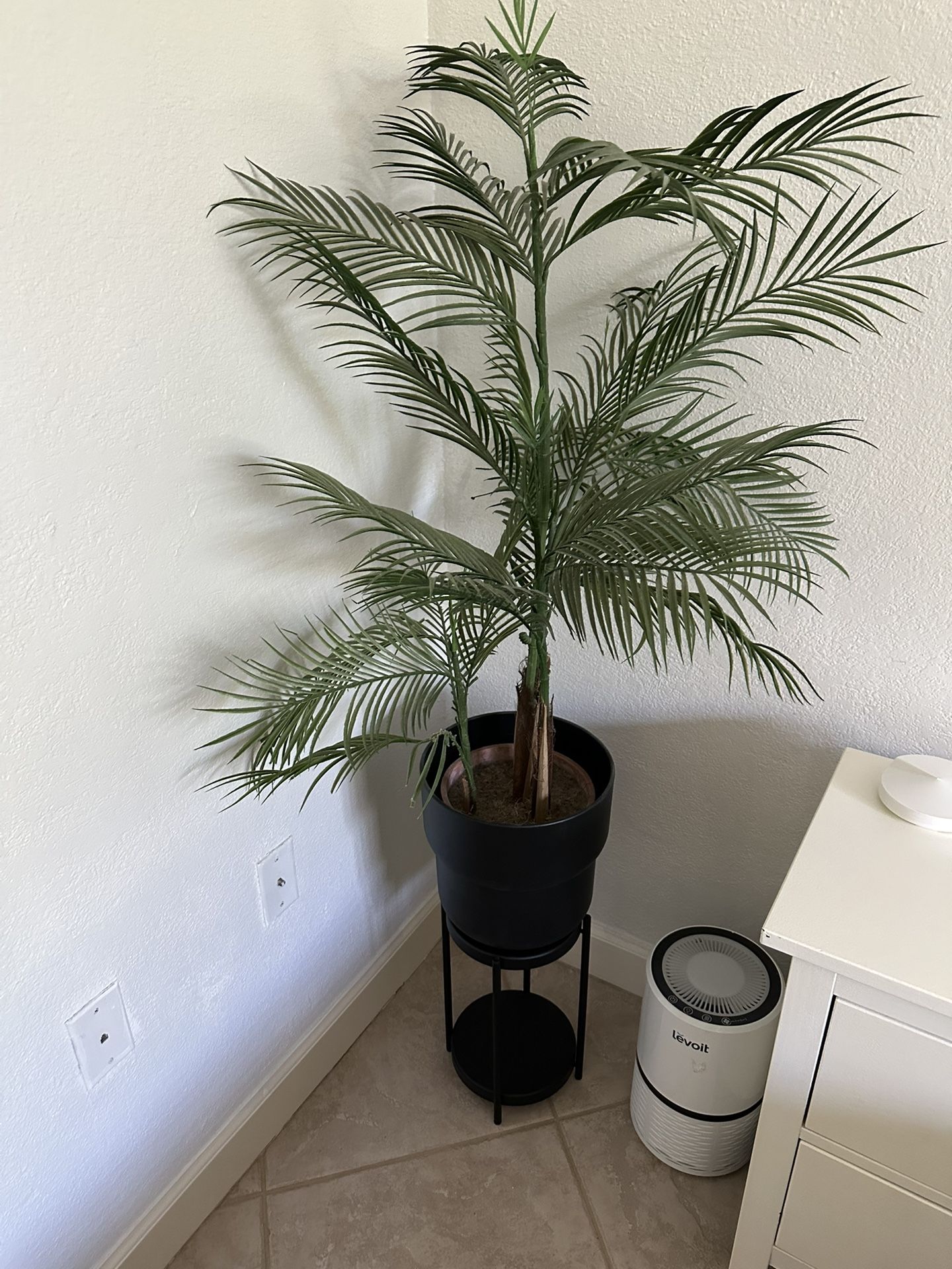 Plant stand And fake plant