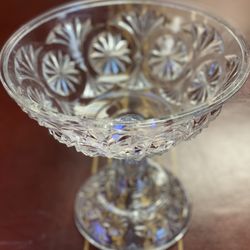 Vintage Crystal Candy Dish. 