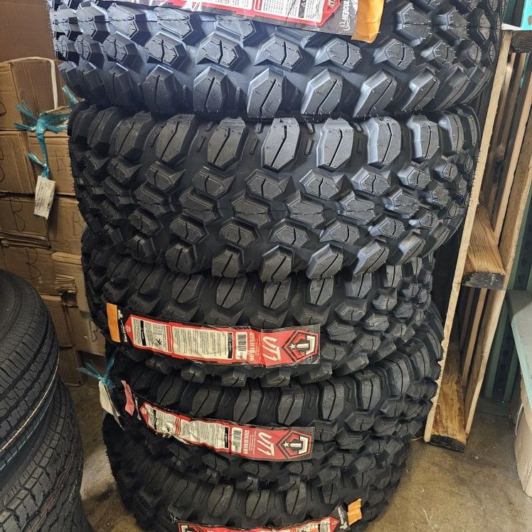 New [4xSet] 33x10.00R14 Atv Utv Tires For Polaris Rzr Razor Can-am 33x10R14 