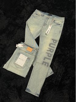Purple  jeans Side Logo Jeans – Designer Denim