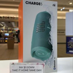 JBL Charge 5 Bluetooth Speaker New - Pay $5 today and the rest later!!