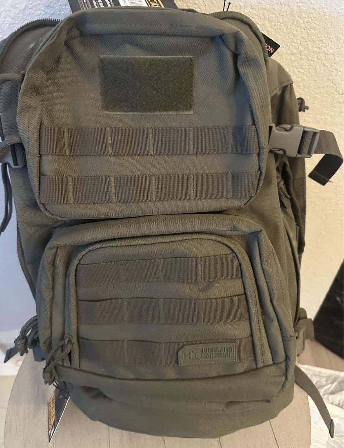 Highland Tactical Backpack With Tags 
