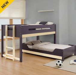 TWIN OVER TWIN BUNK BED ( FREE DELIVERY )