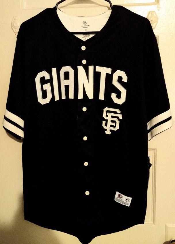 SF GIANTS Men's Black/White Jersey
