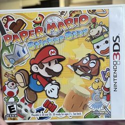 Paper Mario Sticker Star (Nintendo 3DS) 