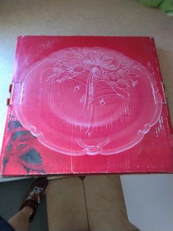 Crystal MIKASA Glass Platter