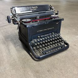 One Vintage Typewriter