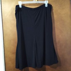 George Stretchy Long Black Dress Skirt