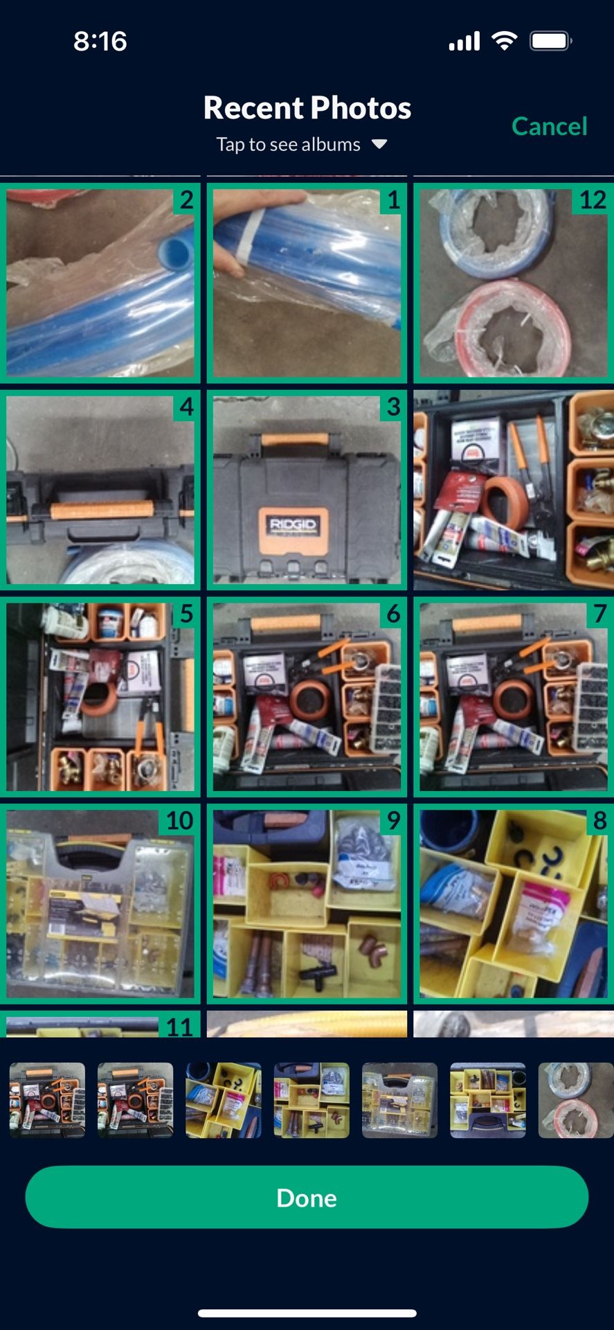 Pex 3/4”  Line And Plumbing Tools And Fittings 
