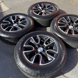 2023 Chevy Silverado 20” Wheels With Hankook Tires Original OEM