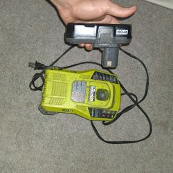 Ryobi Battery And Charger