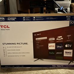 TCL Roku Smart Tv 50”
