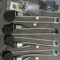 4 Elevadores Eléctricos,Universales Para Carro ,de 2 Puertas o Suvs, Universales Quedan a Varios Carros 