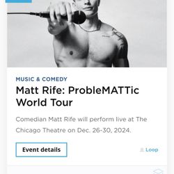 Matt Rife Tickets Chicago 