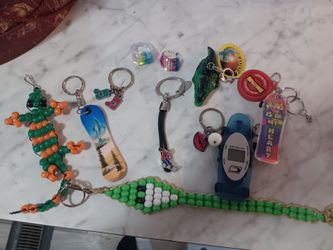 Mixed Novelty Keychain Collection Lot