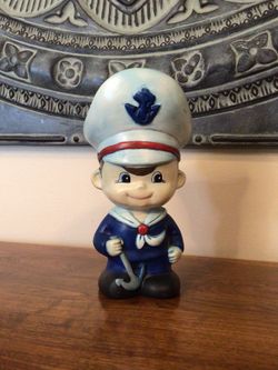 Vintage Navy Sailor Boy Figurine