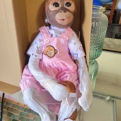 Maide Doll Monkey Porcelain 