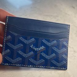 Royal blue GoYard Wallet 