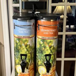 Bunn Commercial Yea Brewer W/two 3.5 Gallon Dispensers 