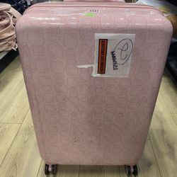 Hello Kitty 21-inch hard-sided spinner carry-on luggage