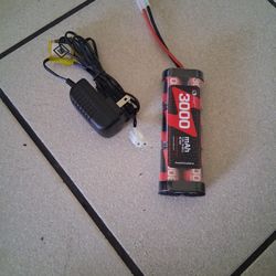 3000mah 7.2v 6cell Nimh Battery With Charger Firm Price $30