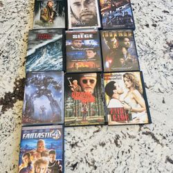 10 Movie DVDs 