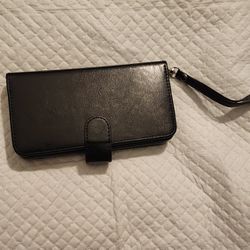 Black Wristlet Card/Phone Case