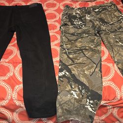 Tilly's RSQ Pants Black & Camo (Read Description)
