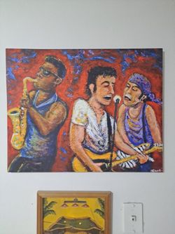 Bruce Springsteen Metal Wall Art 19 X 24