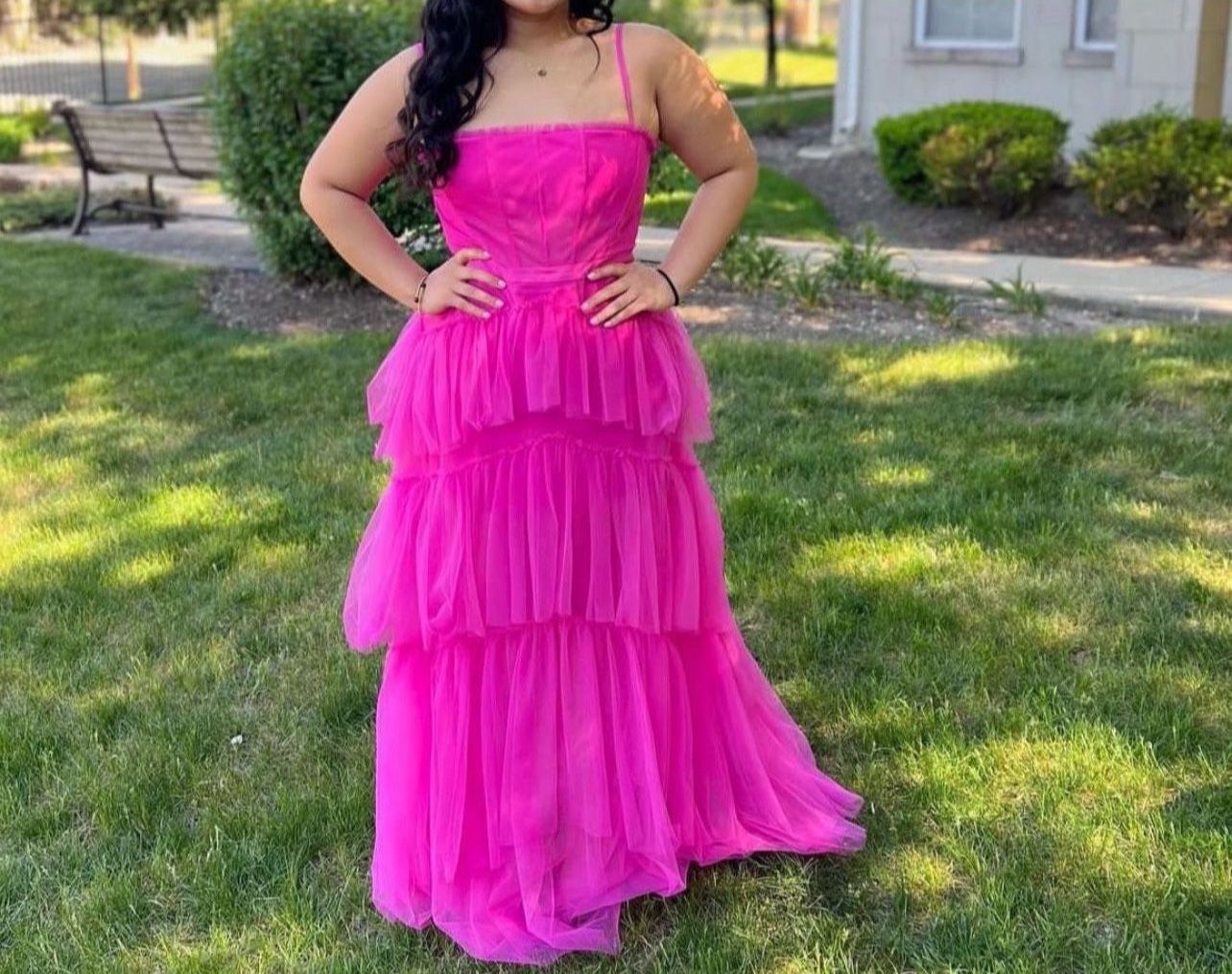 BEAUTIFUL CORSET PINK DRESS/ REDUCED PRICE!!!