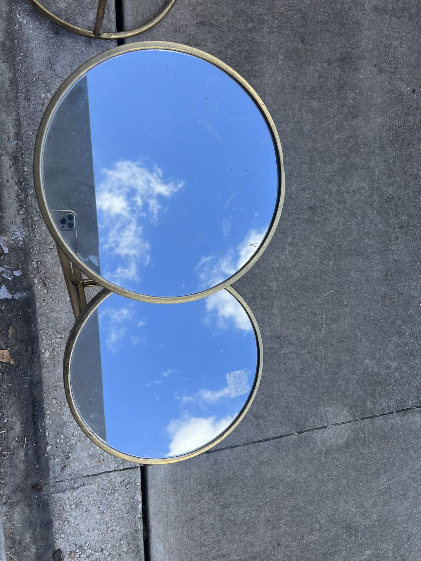 Mirrored Nesting Tables