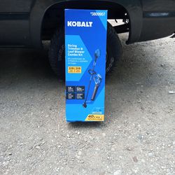 Kobalt Trimmer And Leaf Blower With Charger