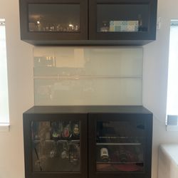 Beautiful Hanging Bar With Wine Rack And Wine Glass Rack. 