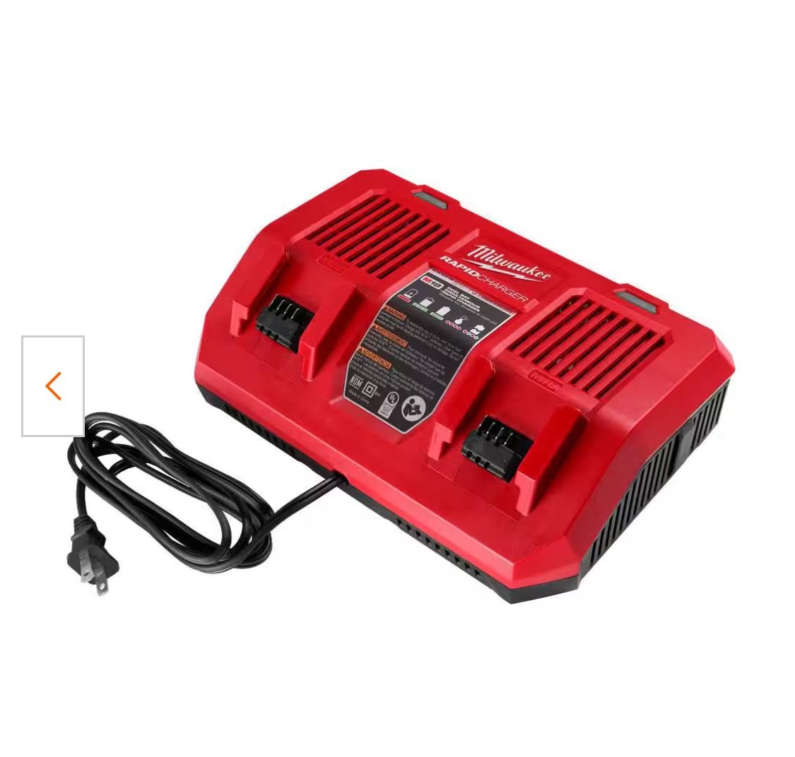 M18 18-Volt Lithium-Ion Dual Bay Rapid Battery Charger