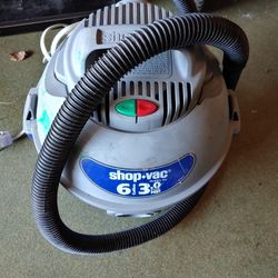Used 6hp 3gal Wet/Dry 'Shop Vac' Vacuum
