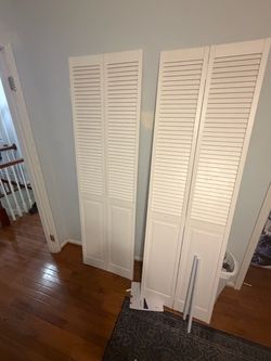 Two- 24” bifold closet doors