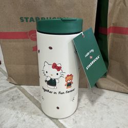 Hello Kitty Starbucks Coffee Tumbler 
