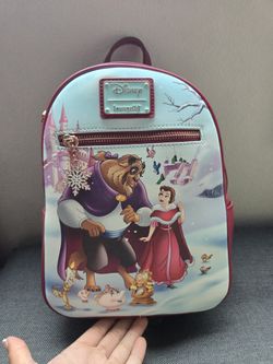 Loungefly Disney Beauty and the Beast Winter Scene