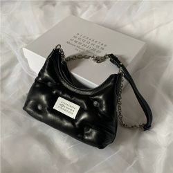 Mm6 Sheepskin Crossbody Hobo Bag Size 23x10x6cm